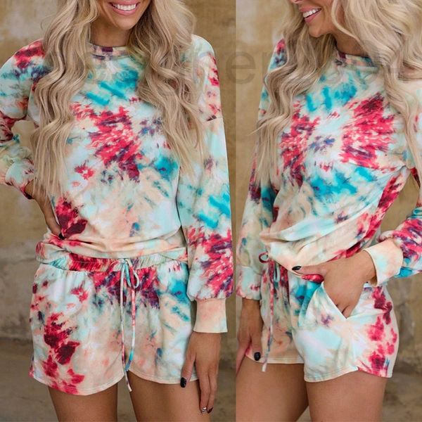 women's tracksuits designer 2021 spring and summer tie dyed home wear women's pr, Gray
women's tracksuits designer 2021 spring and summer tie dyed home wear women's pr, Gray