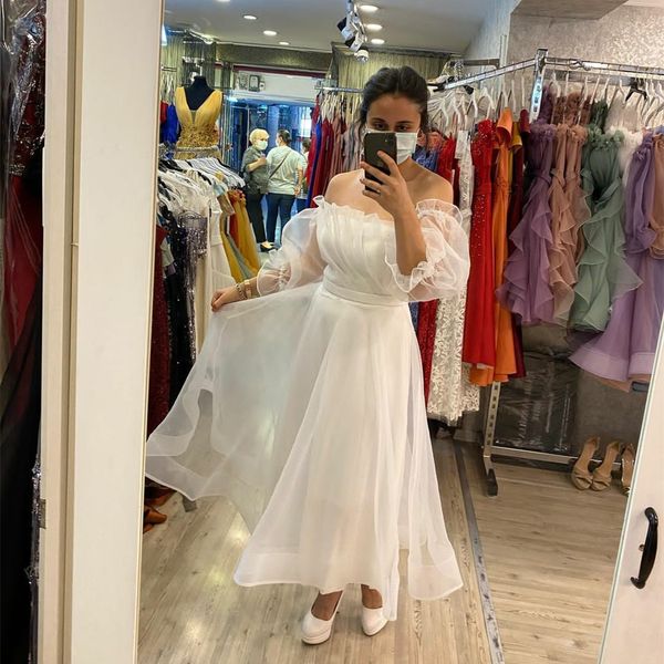 vintage short ivory evening dresses with sleeves a-line tulle tea length zipper back robe de mariée prom party gowns, Black;red
vintage short ivory evening dresses with sleeves a-line tulle tea length zipper back robe de mariée prom party gowns, Black;red