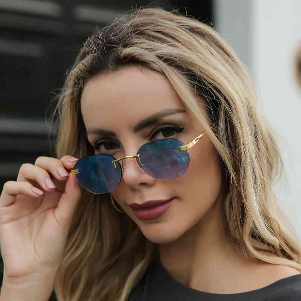 sunglasses color film rimless men's and women's small frame street hip hop fashionable sunglasses fashion glasses 9hs9, White;black
sunglasses color film rimless men's and women's small frame street hip hop fashionable sunglasses fashion glasses 9hs9, White;black