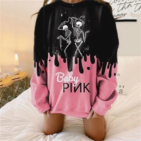 black pink graffiti funny skull print naughty girls oversized hoodie sweatshirt women autumn fashion loose casual pullovers 201216
black pink graffiti funny skull print naughty girls oversized hoodie sweatshirt women autumn fashion loose casual pullovers 201216