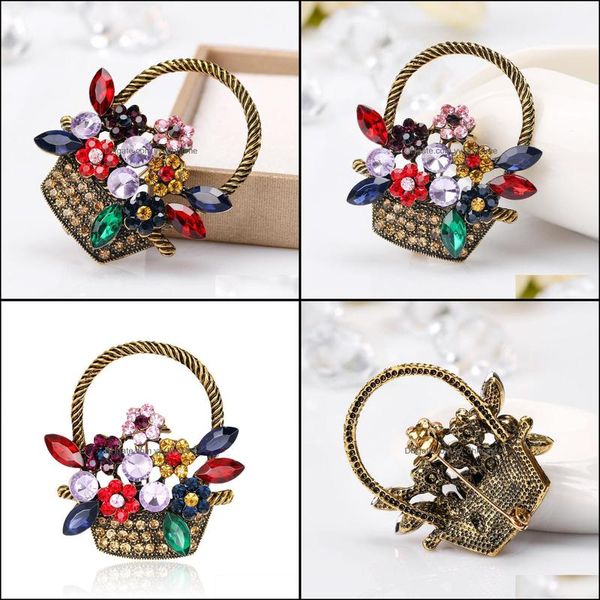 pins brooches jewelry flowers basket with colorf shiny rhinestones women girls brooch pins fashion wedding decoration drop delivery 2021 4n, Gray
pins brooches jewelry flowers basket with colorf shiny rhinestones women girls brooch pins fashion wedding decoration drop delivery 2021 4n, Gray