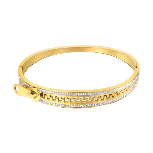 luxury stainless steel bracelet zipper bangle jewelry fashion charm with diamond hard bracelets rose gold costume accessories wedding holida, Black
luxury stainless steel bracelet zipper bangle jewelry fashion charm with diamond hard bracelets rose gold costume accessories wedding holida, Black