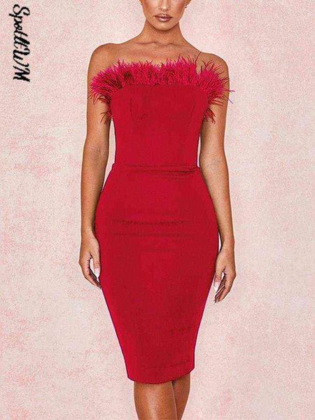 women elegant feather patchwork slim dresses 2022 off shoulder wrapping chest midi dress summer chic party clubwear long robe t220816, Black;gray
women elegant feather patchwork slim dresses 2022 off shoulder wrapping chest midi dress summer chic party clubwear long robe t220816, Black;gray