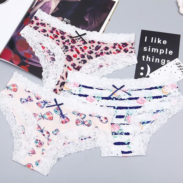 womens underwear lace panties fashion comfortable leopard briefs low waist seamless underpants female lingerie, Black;pink
womens underwear lace panties fashion comfortable leopard briefs low waist seamless underpants female lingerie, Black;pink