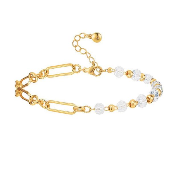 link, chain rui jia dusk european and american ins niche design light luxury copper plated 18k gold minimalist fashion ladies bracelet, Black
link, chain rui jia dusk european and american ins niche design light luxury copper plated 18k gold minimalist fashion ladies bracelet, Black