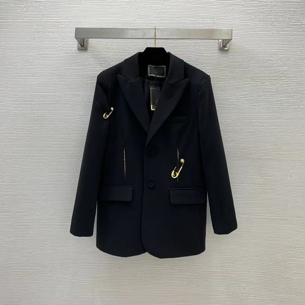 2022 autumn winter milan runway jackets lapel neck long sleeve brand same style coats women's designer outerwear 0802-4, Black;brown
2022 autumn winter milan runway jackets lapel neck long sleeve brand same style coats women's designer outerwear 0802-4, Black;brown