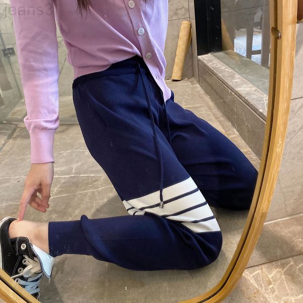 men's pants designer tb striped sweatpants women's loose leggings 2022 new fashion summer thin ice hemp knitted casual harlan 7wkc, Black
men's pants designer tb striped sweatpants women's loose leggings 2022 new fashion summer thin ice hemp knitted casual harlan 7wkc, Black