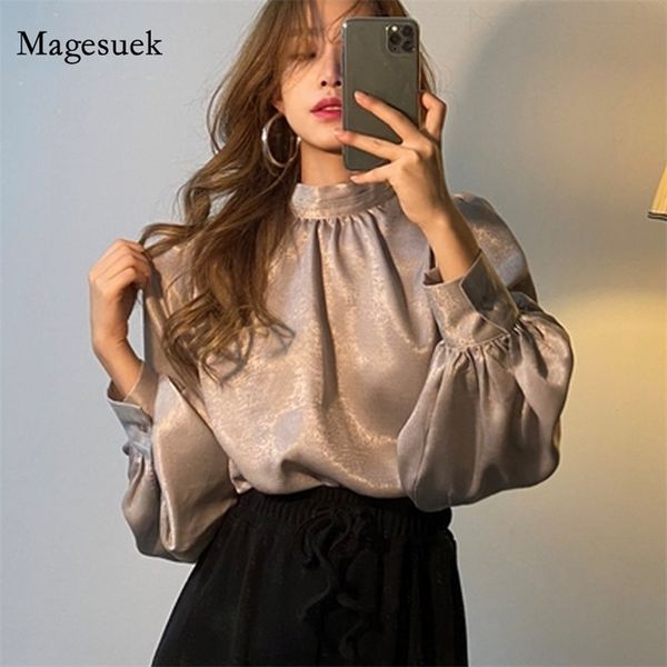 korean fashion smooth blouse women spring slim office lady elegant lantern sleeve solid stand collar shirt blusas 12944 220514, White
korean fashion smooth blouse women spring slim office lady elegant lantern sleeve solid stand collar shirt blusas 12944 220514, White
