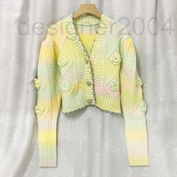 women's sweaters designer 21 autumn new camellia flower small fragrance lovely nail bead gradient knitted cardigan lf21q32zb01y424 5am0, White;black
women's sweaters designer 21 autumn new camellia flower small fragrance lovely nail bead gradient knitted cardigan lf21q32zb01y424 5am0, White;black