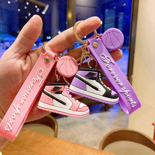 creative basketball shoes sneakers pendant keychain key holder car keyring phone bag hanging sports fans mens jewelry gifts g220421, Silver
creative basketball shoes sneakers pendant keychain key holder car keyring phone bag hanging sports fans mens jewelry gifts g220421, Silver