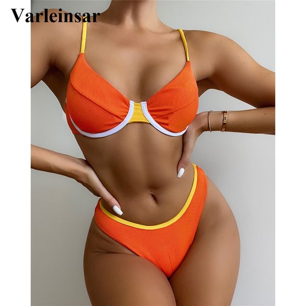 2022 new ribbed underwired bikini women swimwear female swimsuit two-pieces bikini set bather bathing suit swim wear v3158, White;black
2022 new ribbed underwired bikini women swimwear female swimsuit two-pieces bikini set bather bathing suit swim wear v3158, White;black