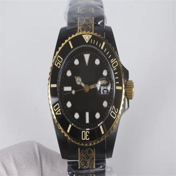 limited edition automatic 2813 movement sub ceamic bezel men watch black dial engraved stainless band male clock montre homme192g, Slivery;brown
limited edition automatic 2813 movement sub ceamic bezel men watch black dial engraved stainless band male clock montre homme192g, Slivery;brown