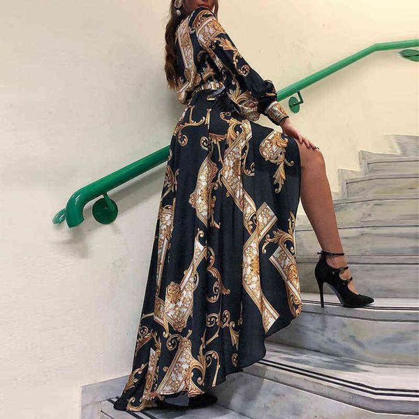 prom luxury designer women's dresses women's court style printed long sleeve dresses shirt skirt, Black
prom luxury designer women's dresses women's court style printed long sleeve dresses shirt skirt, Black