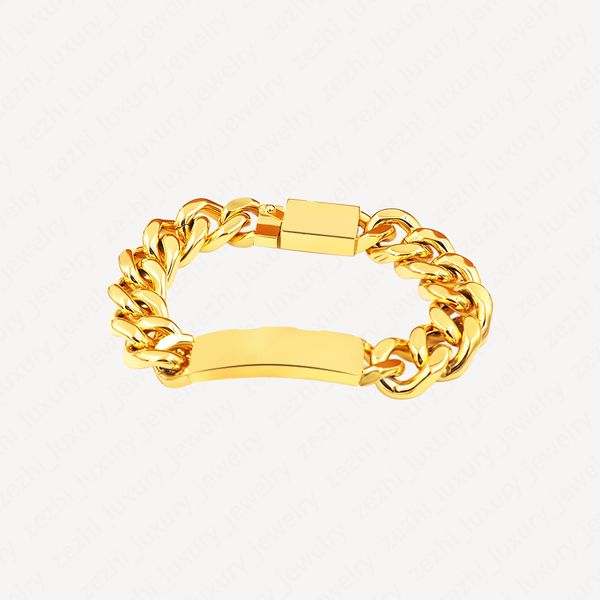 designer mens 18k gold plated stainless steel bracelets miami cuban link punk curb charm bracelet for man fashion classic accessories jewelr, Black
designer mens 18k gold plated stainless steel bracelets miami cuban link punk curb charm bracelet for man fashion classic accessories jewelr, Black