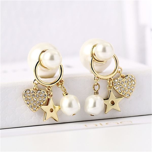 2022 20% off designer jewelry d family female pearl star pearl net red fashion tassel earrings high version, Golden
2022 20% off designer jewelry d family female pearl star pearl net red fashion tassel earrings high version, Golden
