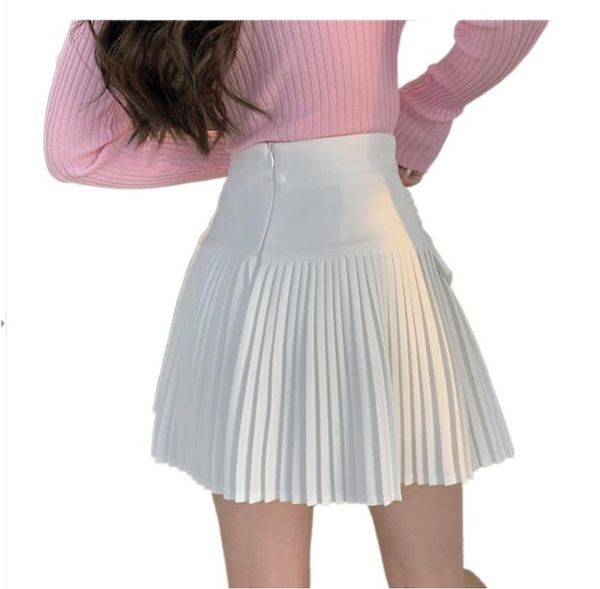2022 black pleated skirts women high waist mini skirt metal letter d design a-line clubwear korean streetwear show casual
2022 black pleated skirts women high waist mini skirt metal letter d design a-line clubwear korean streetwear show casual