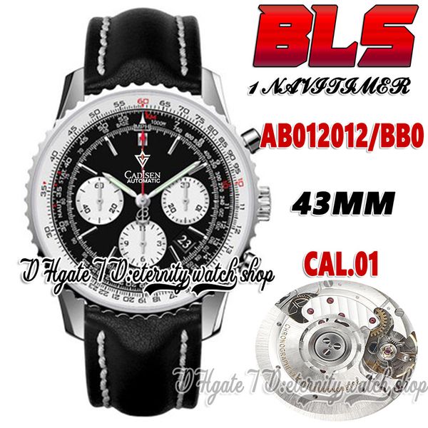 blsf v2 ab012012/bb0 eta a7750 automatic chronograph mens watch 43mm black dial white subdial 316l steel case leather super edition eternity, Slivery;brown
blsf v2 ab012012/bb0 eta a7750 automatic chronograph mens watch 43mm black dial white subdial 316l steel case leather super edition eternity, Slivery;brown