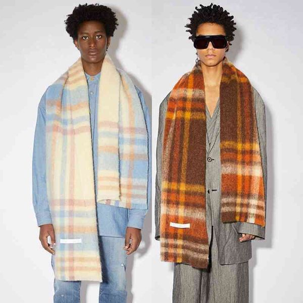 autumn and winter new imitation cashmere rainbow ac scarf women's nordic fashion thickened warm baba plaid bib xwl, Blue;gray
autumn and winter new imitation cashmere rainbow ac scarf women's nordic fashion thickened warm baba plaid bib xwl, Blue;gray