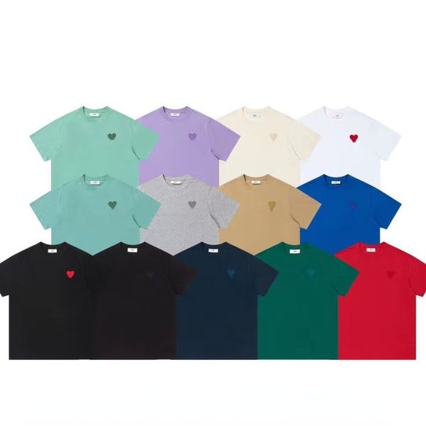 a22mi men's t shirt round neck short sleeve peach heart embroidery same color men's and women's loose pullover bottoming shir, White;black
a22mi men's t shirt round neck short sleeve peach heart embroidery same color men's and women's loose pullover bottoming shir, White;black