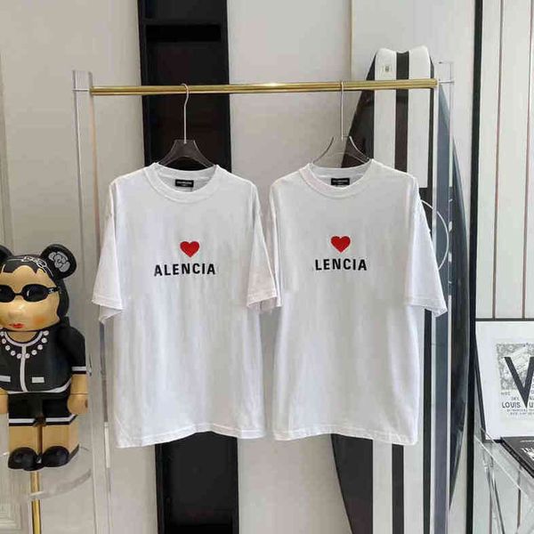 designer paris high version european and american fashion brand love pure cotton men's and women's lovers' loose round neck s, White;black
designer paris high version european and american fashion brand love pure cotton men's and women's lovers' loose round neck s, White;black