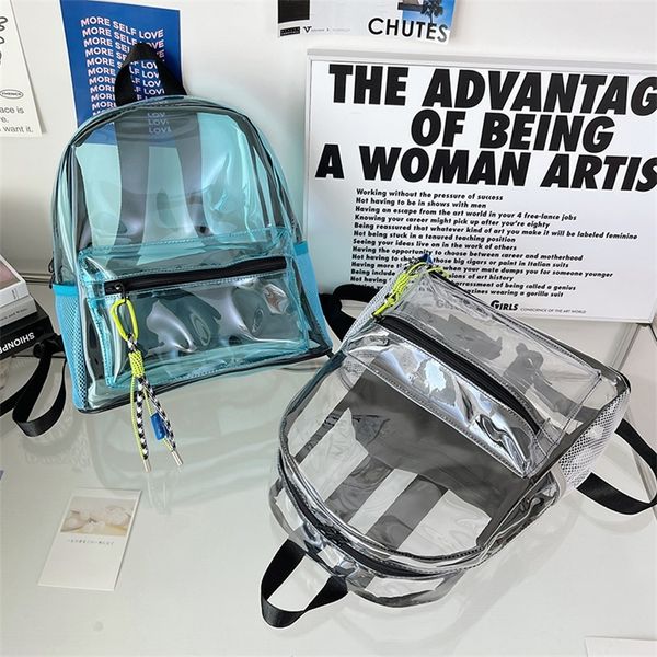 pvc transparent waterproof backpack new large capacity student schoolbag bags_modelwjs5
pvc transparent waterproof backpack new large capacity student schoolbag bags_modelwjs5