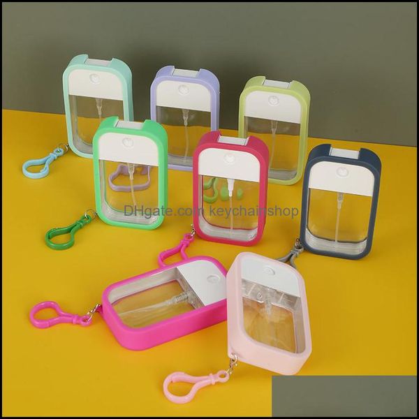 keychains fashion accessories classic design keychain colorf sile portable hand sanitizer per bottle key chain bag pendant ring drop deliver, Silver
keychains fashion accessories classic design keychain colorf sile portable hand sanitizer per bottle key chain bag pendant ring drop deliver, Silver