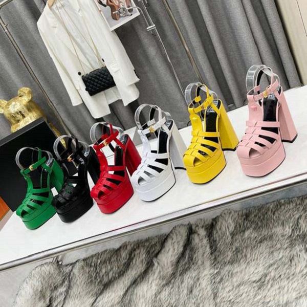spring ultra high heel waterproof platform shoes roman sandals hate sky high runway show large size foreign sandal, Black
spring ultra high heel waterproof platform shoes roman sandals hate sky high runway show large size foreign sandal, Black