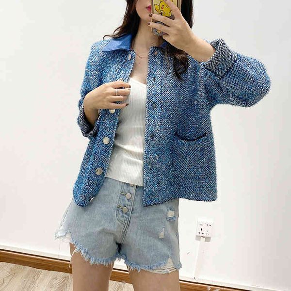 women's knits & tees xiaoxiangfeng tweed coat women's autumn and winter slim knit cardigan versatile temperament top, White
women's knits & tees xiaoxiangfeng tweed coat women's autumn and winter slim knit cardigan versatile temperament top, White
