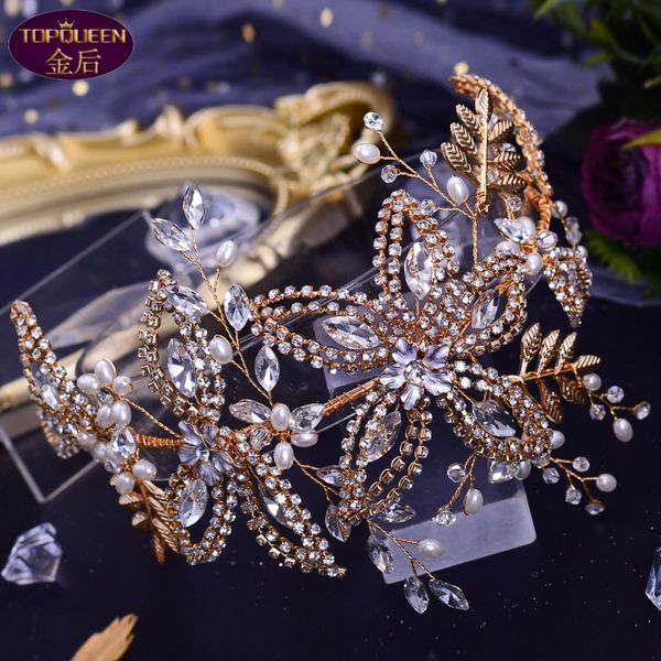 gold diamond wedding tiara dress baroque pearls flower bridal headwear crown rhinestone with wedding jewelry hair accessories diamond bridal, Silver
gold diamond wedding tiara dress baroque pearls flower bridal headwear crown rhinestone with wedding jewelry hair accessories diamond bridal, Silver