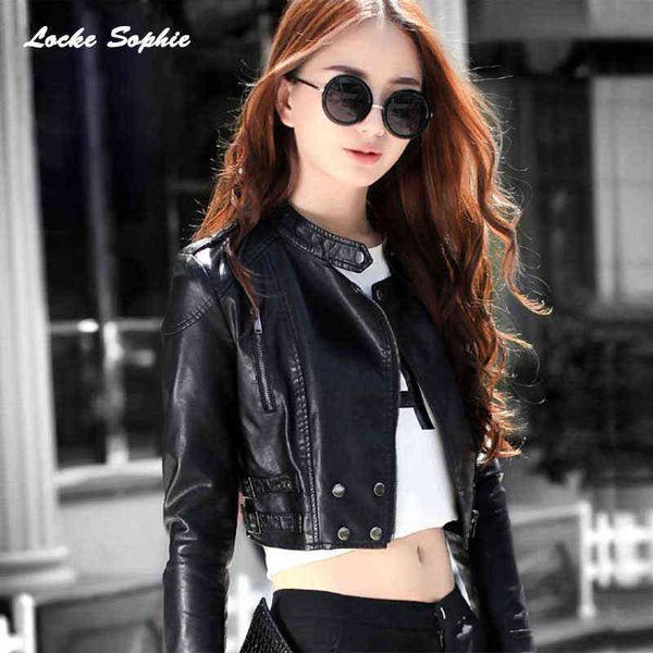women's slim fit short jacket coats 2022 spring faux fur pu leather splicing zipper small jacket ladies skinny locomotive coats l220728, Black
women's slim fit short jacket coats 2022 spring faux fur pu leather splicing zipper small jacket ladies skinny locomotive coats l220728, Black