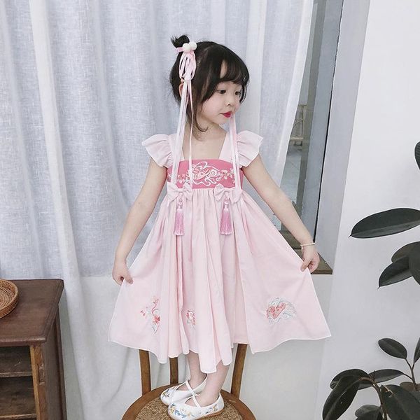 girl's dresses tonytaobaby summer female baby chinese national style children's hanfu dress princess, Red;yellow
girl's dresses tonytaobaby summer female baby chinese national style children's hanfu dress princess, Red;yellow