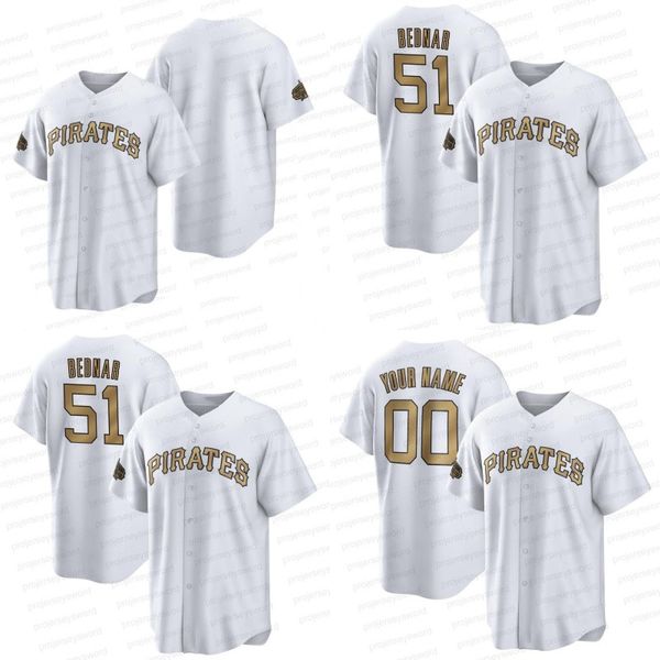 2022 all-star game gold baseball jersey david bednar manny banuelos tyler beede jt brubaker wil crowe chase de jong mitch keller dillon pete, Blue;black
2022 all-star game gold baseball jersey david bednar manny banuelos tyler beede jt brubaker wil crowe chase de jong mitch keller dillon pete, Blue;black