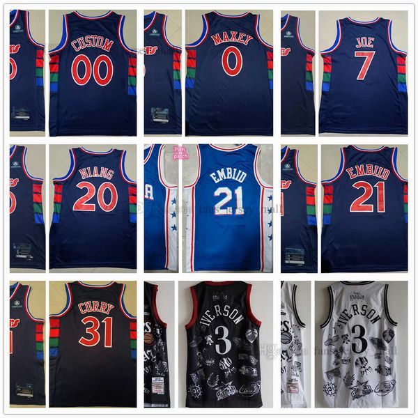 2022 new 75th city basketball 21 embiid jerseys 31 seth 0 tyrese curry maxey 3 allen 7 isaiah joe iverson georges 20 niang stitched black wh, Black;red
2022 new 75th city basketball 21 embiid jerseys 31 seth 0 tyrese curry maxey 3 allen 7 isaiah joe iverson georges 20 niang stitched black wh, Black;red