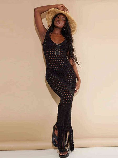 gaun panjang rajutan berjumbai kerah u solid wanita gaun hip hollow out punggung terbuka seksi mode jubah elegan gaya pantai musim panas t22, Black;gray
gaun panjang rajutan berjumbai kerah u solid wanita gaun hip hollow out punggung terbuka seksi mode jubah elegan gaya pantai musim panas t22, Black;gray