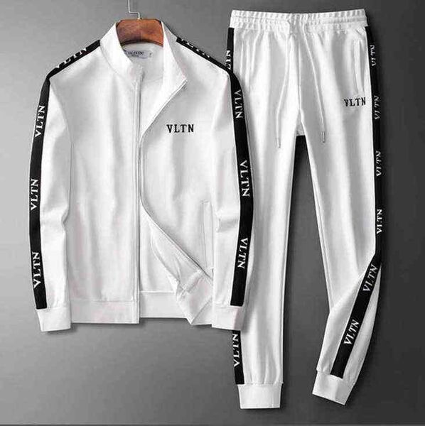 mens tracksuit two pieces sets jackets long sleeves and pants with letters embroidery fashion style spring autumn outwear sports set jacket, Gray
mens tracksuit two pieces sets jackets long sleeves and pants with letters embroidery fashion style spring autumn outwear sports set jacket, Gray