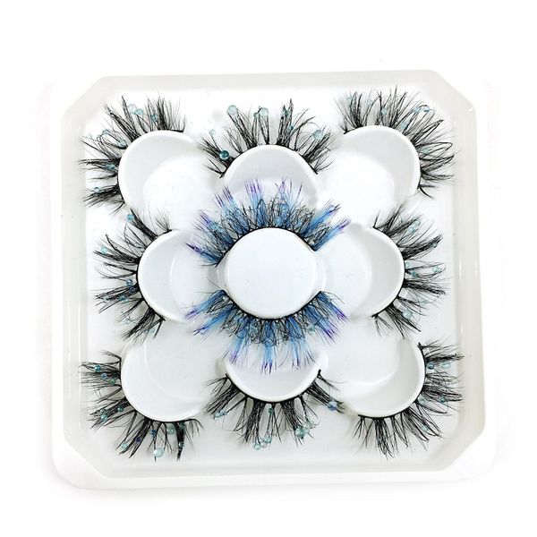 stage colored false eyelashes 5 pairs 3d thick party rhinestone curl soft eyelash extension lashes
stage colored false eyelashes 5 pairs 3d thick party rhinestone curl soft eyelash extension lashes