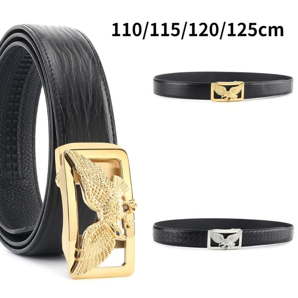 classic luxury belt 3.4cm stainless steel automatic buckle belt men's double-sided cowhide leather eagle head 3d animal head waistband, Black;brown
classic luxury belt 3.4cm stainless steel automatic buckle belt men's double-sided cowhide leather eagle head 3d animal head waistband, Black;brown