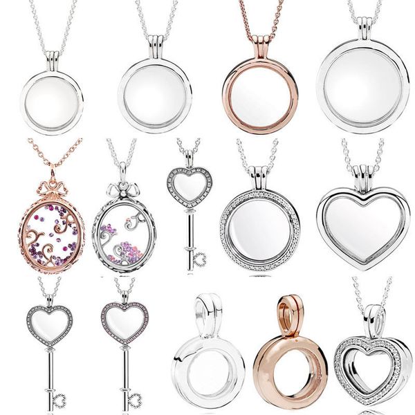 925 sterling silver sparkling regal pattern pink floating lockets heart key necklace for bead charm diy jewelry 220722
925 sterling silver sparkling regal pattern pink floating lockets heart key necklace for bead charm diy jewelry 220722