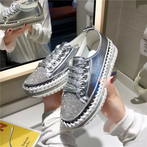 boots lucyever women crystal flat shoes 2019 restore fashion bing lace up ladies casual comfortable around the nose platfor jimmys choos zbm, Black
boots lucyever women crystal flat shoes 2019 restore fashion bing lace up ladies casual comfortable around the nose platfor jimmys choos zbm, Black