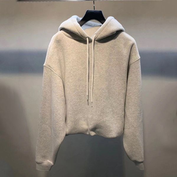 women's hoodies & sweatshirts we have successively issued aw dawang's loose hooded sweater with foamed letter printing at the cuff, Black
women's hoodies & sweatshirts we have successively issued aw dawang's loose hooded sweater with foamed letter printing at the cuff, Black