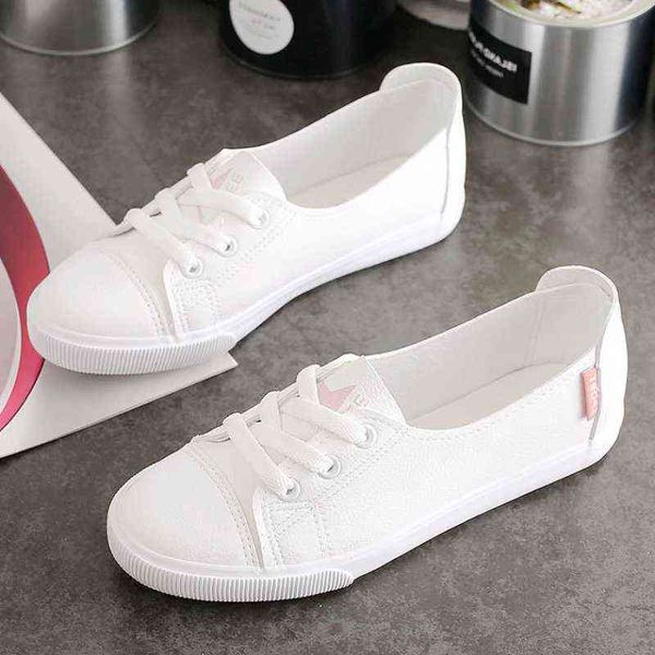 comemore comfortable women's casual flat white lace-up shoes summer vulcanized sneakers ladies light soft shallow mouth loafers y220608, Black
comemore comfortable women's casual flat white lace-up shoes summer vulcanized sneakers ladies light soft shallow mouth loafers y220608, Black