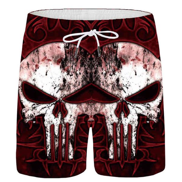 men's shorts kyku blood skeleton 3d digital printing pants casual sports, White;black
men's shorts kyku blood skeleton 3d digital printing pants casual sports, White;black