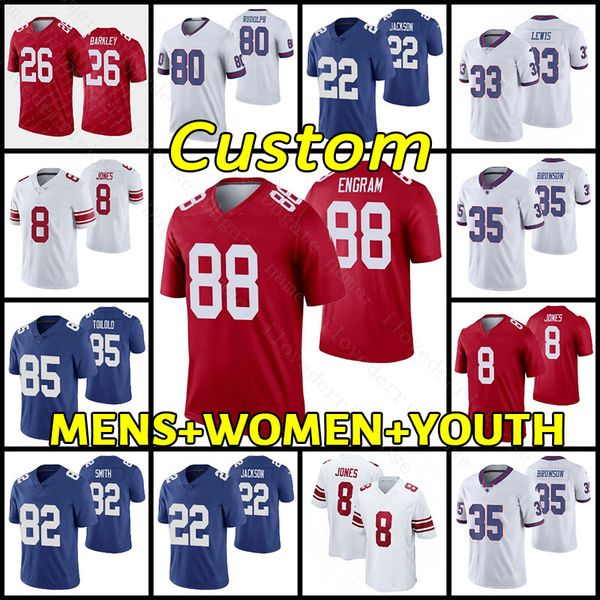 26 saquon barkley jersey 19 kenny golladay 89 kadarius toney football 8 daniel jones 92 michael strahan 56 lawrence taylor 24 james bradberr, Black;red
26 saquon barkley jersey 19 kenny golladay 89 kadarius toney football 8 daniel jones 92 michael strahan 56 lawrence taylor 24 james bradberr, Black;red