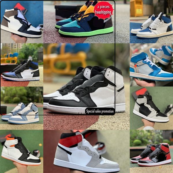 2022 jumpman 1 1s high sports basketball shoes men women stage haze fearless bio hack shadow 2.0 bred patent pine green hyper royal dark, Black
2022 jumpman 1 1s high sports basketball shoes men women stage haze fearless bio hack shadow 2.0 bred patent pine green hyper royal dark, Black