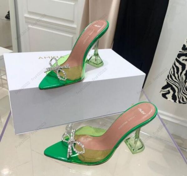 amina muaddi womens sandals leather sole designer high heels 10cm crystal bow diamond chain decoration banquet women green pvc wedding forma, Black
amina muaddi womens sandals leather sole designer high heels 10cm crystal bow diamond chain decoration banquet women green pvc wedding forma, Black