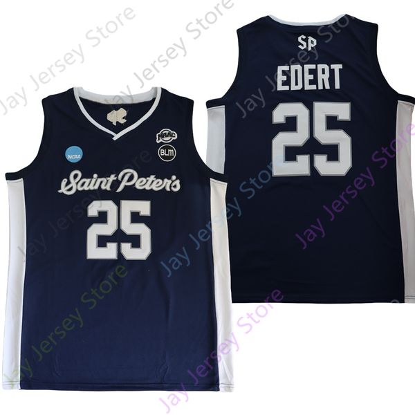 ncaa college saint peter's peters peacocks basketball jersey doug edert youth all stitched embroidery, Black
ncaa college saint peter's peters peacocks basketball jersey doug edert youth all stitched embroidery, Black