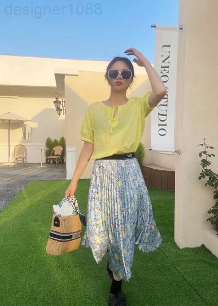 two piece dress designer 22 spring and summer new niche mesh with irregular silk slip skirt fashionable slim suit kapb, White