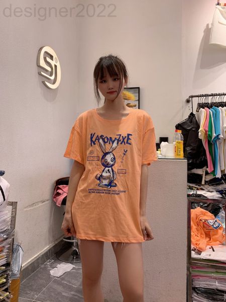 women's t-shirt designer short sleeve t-shirt women's printed violent rabbit loose cover buttocks medium long summer fashion round, White
women's t-shirt designer short sleeve t-shirt women's printed violent rabbit loose cover buttocks medium long summer fashion round, White