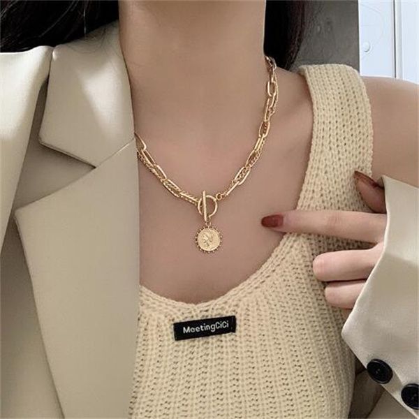 vintage carved coin thick chain ot buckle necklace bohemian punk metal collar choker necklace fashion women punk jewelry gc1000, Golden;silver
vintage carved coin thick chain ot buckle necklace bohemian punk metal collar choker necklace fashion women punk jewelry gc1000, Golden;silver