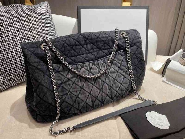 women lady luxury designer chain denim canvas shopping bag handle flap casual tote postman shoulder crossbody messenger
women lady luxury designer chain denim canvas shopping bag handle flap casual tote postman shoulder crossbody messenger